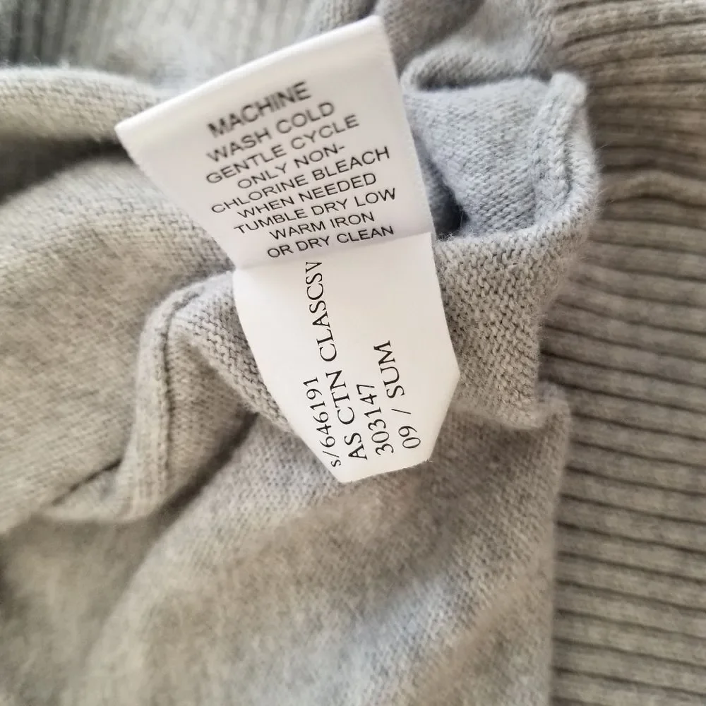 Banana republic v-neck pullover cardigan 100% cotton size medium
